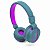 Fone De Ouvido Teen Fluor Hs107 Oex - Turquesa E Rosa - Imagem 2