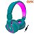 Fone De Ouvido Teen Fluor Hs107 Oex - Turquesa E Rosa - Imagem 4