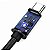 Cabo De Carregamento Dados 1hora Usb C Macho 3a 2m Preto - Imagem 4