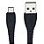 Cabo Micro USB CA-127A Emborrachado 1m Preto Maketech - Imagem 3