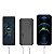 Carregador Power Bank 1HORA GAR094 10000mAh Preto - Imagem 3