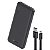 Carregador Power Bank 1HORA GAR094 10000mAh Preto - Imagem 1