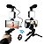 Kit Youtuber Live Vlog Com Microfone Luz Led Tripé Celular - Imagem 2