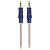 Cabo Auxiliar P2 x P2 Estéreo 3.5mm Banhado Ouro 1M - Imagem 2