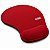 Apoio De Pulso Mousepad Soft Gel Mp201 Ergonômico Vermelho - Imagem 2