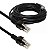 Cabo de Rede Patch Cord Cat 6 10m Preto Gigabit Plus Cable - Imagem 2