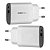 Carregador de Tomada duplo Usb-C + Usb Cg206 Branco Oex - Imagem 1