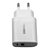 Carregador de Tomada duplo Usb-C + Usb Cg206 Branco Oex - Imagem 2