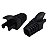 Capa Para Conector Plug  Rj45 Trava Interna Snap In Preto Un - Imagem 1