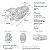 Capa Para Conector Plug Rj45 Trava Interna Snap In Cristal - Imagem 2