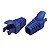 Kit 20 Capas Para Plug Conector Rj45 Trava Interna Azul - Imagem 3