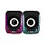Caixa de Som Para PC USB/P2 Speaker Dizy Preto SK202 Oex - Imagem 2