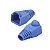Kit 50 Capa RJ45 Plástica Azul Proteção Conectores De Rede - Imagem 4