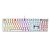 Teclado Gamer Branco RGB Mecânico Switch Red Outemu TC701 - Imagem 1