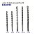 Kit De Brocas Sds Plus Com 5 Peças 6mm 8mm 10mm 12mm Emtop - Imagem 3