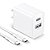 CARREGADOR PD 20W DUAS USB 18W + C 20W + CABO C - C 1M - Imagem 1