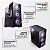 Gabinete Gamer R61b Black Atx Com Fans Rgb 120mm Brx - Imagem 4