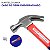 Martelo Com Cabo De Fibra Emborrachado 16Oz 450G Emtop - Imagem 3