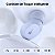 Fone de Ouvido Bluetooth 1Hora In Ear Com Microfone Azul - Imagem 5