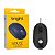 MOUSE OPTICO USB BRIGHT PRETO - 0106 - Imagem 1