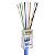 Kit 50 Conector Cabo De Rede EzRj45 Vazado Passagem Cat5e/6 - Imagem 2