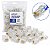 Kit 50 Conector Cabo De Rede EzRj45 Vazado Passagem Cat5e/6 - Imagem 1