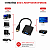 Adaptador Conversor HDMI Para VGA 20cm Com Áudio P2 Pix - Imagem 3