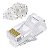 Conector RJ45 CAT6 Gigabit para Cabo de Rede 100 Unidades - Imagem 2