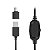 Fone de Ouvido Headset Com Fio Usb/usb-C 1,5m Over Ear Multi - Imagem 3