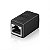 Emenda Rj45 Blindada Femea Para Femea Cat5e Cat6 Cat7 10Gbps - Imagem 1
