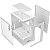 Gabinete Gamer Kalkan Hakon Branco Aquário S/ Fans Usb 3.0 - Imagem 5