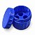 Porta Ampola 3ml Estojo Protetor 3d 4 Ampolas Azul - Imagem 1