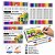 Kit 60 Canetas Marcadoras Ponta Dupla X-Cell Xc-Pen-60 - Imagem 3