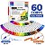 Kit 60 Canetas Marcadoras Ponta Dupla X-Cell Xc-Pen-60 - Imagem 2