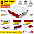 Case Oficial Para Raspberry Pi 4B Branco Vermelho Plastico - Imagem 2
