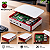Case Oficial Para Raspberry Pi 4B Branco Vermelho Plastico - Imagem 3