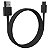 Cabo USB-A Para USB-C Fortrek U111 1 Metro Preto - Imagem 1