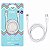 Cabo Usb-c Para Lightning 27w 1metro Branco Candy Oex Ce210 - Imagem 3