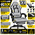 Cadeira Gamer Oex Game Reclinável Com Apoio Para Pés Cinza - Imagem 2
