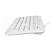 Teclado Com Fio Branco Slim Usb Cabo 1,8m Multi TC667 - Imagem 5
