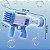 Pistola Bazuca De Bolha Giratoria 32 Furos Brq-Arm-25 Azul - Imagem 4