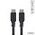 Cabo Tipo Usb-C Para Usb-C 2.0 1 Metro Preto Pcyes - Imagem 1