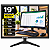 Monitor 19" Preto Led 75Hz Wxga+ Hdmi Vga Vesa Bluecase - Imagem 1