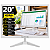 Monitor 20" Branco Led 75Hz Wxga+ Hdmi Vga Vesa Bluecase - Imagem 1