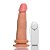 Prótese Maciça com Vibro Externo Pele 14,5 X 4cm - ADAO33 - Imagem 2