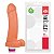 Prótese Maciça Jango com vibro e escroto Pele 20x4cm - ADAO85V - Imagem 1