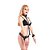 Kit Bondage Algema para Pulso e Pescoço Preto - 6817 - Imagem 2