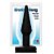 Plug Anal Basico Iniciante Preto 9,5 x 2,5 cm - PLUG12 - Imagem 1