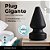 Plug Gigante Liso Com Ventosa 24x11cm PRETO - PLUG18 - Imagem 3