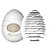Egg Masturbador Masculino Silicone Modelos - 1013 - Imagem 4